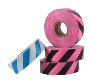 PVC High Strength Flagging Tape Non Adhesive Flagging Tape for Neon Marking
