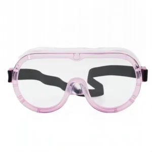 PVC Lens Safety Goggles Anti-Fog UV Protection Industrial Safety Glasses with Polycarbonate Lenses Nylon Frame EN166 Certified