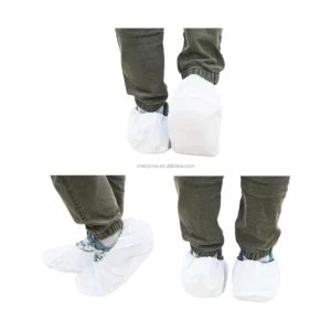 PVC Non Woven Medical Shoe Covers 100-Pack High Quality Class I Non-Sterile Breathable Durable Customizable Brand 2-Year
