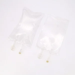 PVC Single Double Port 100ml 250ml 500ml IV Infusion Bag For NaCl 0.9% Physiological Saline Injection Solution