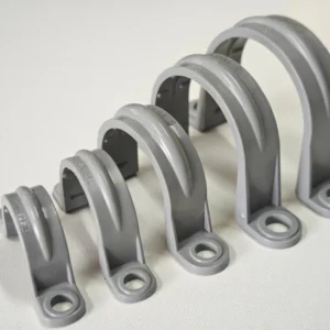 PVC Two Hole Strap U shape Pipe Clamps Conduit Pipe Strap Clamps
