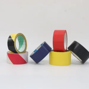 PVC Washable Waterproof Adhesive Single Sided Pressure Sensitive Warning Tape for Floor Hazard Marking
