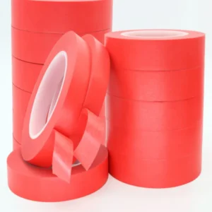 Paper Masking Tapes UV resistance Automotive Washi Tape Custom Printing Red Masking Tape for Painting