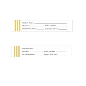 Paper Pressure Steam Sterilization Chemical Indicator Label for Medical Use