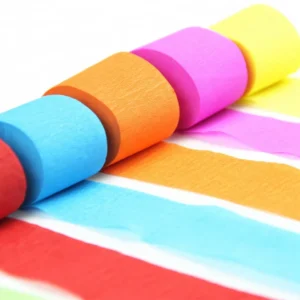 Party Suppliers Throwing Tissue Crepe Paper Roll Streamer Other Party Decoration Crepe Paper