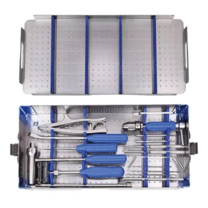 Pediatric Elastic Nail Instruments Set 17 Pcs Stainless Steel Orthopedic Surgical Kit Children Long Bone Fracture Class III ISO