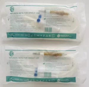 Pediatric IV Infusion Set With Burette Transfusion Systems Disposable Infusion Set
