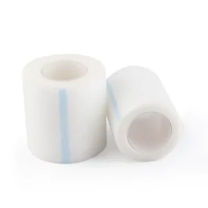 Perforated Micropore Transparent PE Adhesive Tape, Easy Tear Writable Surgical Masking Tape CE ISO13485 for Hospital Clinic Use