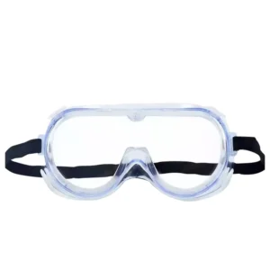 Personal Protective Equipment Full Frame PVC Frame Dustproof Safety Glasses Goggles Anti Fog Lens Coating Headband Protection