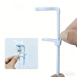 Pet Specific Sky Blue Plastic Infusion Bottle Clamp Prevents IV Connector Falling IV Tubing Lock Eco Friendly Infusion Set