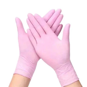 Pink Black Blue Disposable Powder Free Nitrile Gloves Easy to Wear Nitrile Gloves