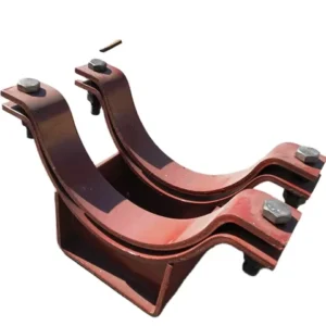 Pipe Clamp Chemical Petroleum Pipe Support Bolt Saddle Support Standard Shoe Clamp Shoe