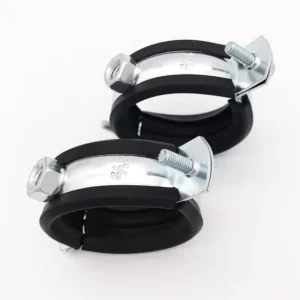 Pipe Clamps With EPDM Rubber for Pipe and Conduit Quick Release Pipe Clips with Welding Nut TDC Duct Flange Fasteners