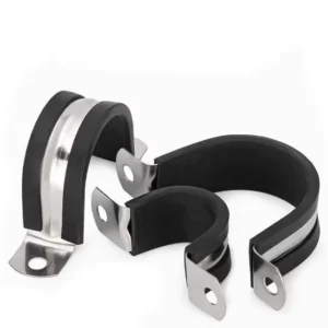 Pipe Saddle Clamps for Water Supply U Shaped Double Hole Pipe Saddle Clamp U Clamps for Pipes
