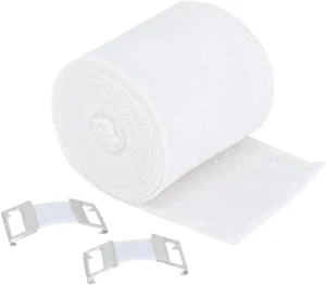 Plain Cotton Elastic Bandage Spandex Crepe Bandage
