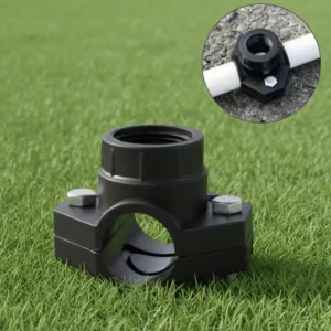 Plastic 25mm 32mm Agricultural Irrigation System Saddle Clamp 1 2 3 4 Female Thread Water Pipe Saddle Clamp