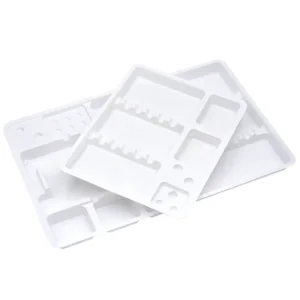 Plastic Disposable Dental Trareas Vesttations Tray Paper Vest Waistcoatdental Cement Omere Glass Paper Box CE Manual Class I