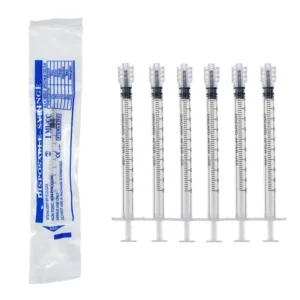 Plastic Disposable Individual 1ml Luer Lock Syringes for Food Veterinary Medical Use
