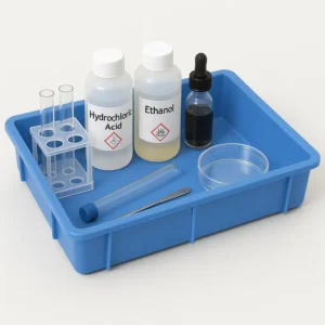 Plastic Medical Tray for Laboratory Samples and Hospital Supplies