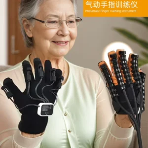 Pneumatic Hand Finger Rehabilitation Robot Gloves CE Certified OEM Brand 375x285x95mm for Hemiplegia Patients Recovery