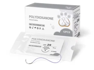 Polydioxanone PDO Suture XY POX05 Absorbable Monofilament EO Sterile Veterinary Medical Supplies Pack