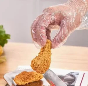 Polyethylene Disposable Hand Gloves for Fast Food Kitchen
