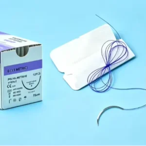 Polyglactin 910 2 0 Cutting Circle Surgical Suture Kit Absorbable Braided Sterile Needled Suture OEM Veterinary Medical Use