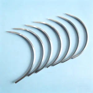 Polyglactin 910 Absorbable Veterinary Surgical Sutures Violet Braided Reverse Cutting Needle Medical Instrument CE Certified 3 5