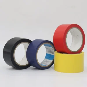 Popular Floor Marking Adhesive PVC Tape Green White Black & Yellow Warning Tape Excellent Printing Feature