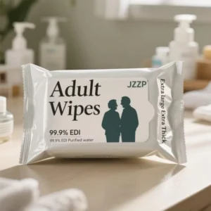 Portable Alcohol Free Eco Friendly Patient Use Fresh Scent Soft Wet Wipes 64 Count for Household Travel