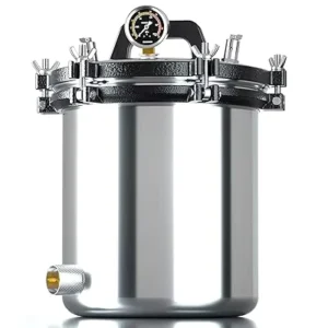 Portable Autoclave Machine Electric Heating Medical Dental Laboratory Dental 18 Liters Steam Sterilizer
