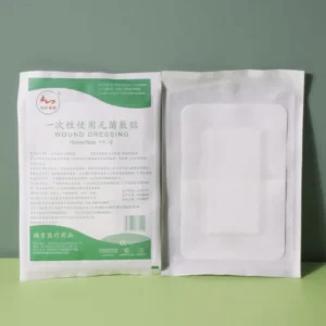 Portable Breathable Self Adhesive Wound Dressing Medical Sterilization Round Corner Dressing for Wound Care