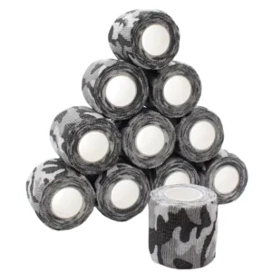 Portable Camouflage Non Woven Elastic Self Adhesive Cohesive Bandage Outdoor Adhesive Tape Factory for Medical Fits