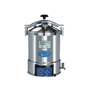 Portable LED Display Autoclave Steam Sterilizer 24L Capacity IP65 Protection Timer Function Laboratory Use with CE Certification
