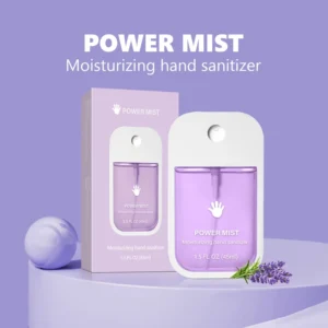 Portable Spray type Moisturizing Hand Sanitizer 45ml Active Ingredient Germicidal Fruit Flavor Waterless handwashing fluid