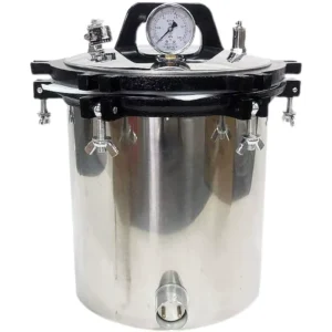 Portable Stainless Steel Autoclave PC Controlled Digital Display Timer Function Steam Sterilizer for Lab Use