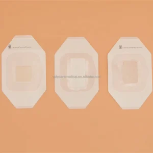 Post Operative Adhesion Waterproof Transparent Film Dressing with Absorbent Pad for Wound Care