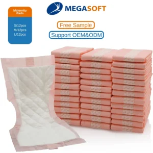 Postpartum Heavy Flow Maternity Pads for Women Super Absorbent Extra Long Overnight Protection Hospital Grade Disposable