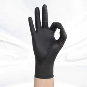 Powder Free Antibacterial Synthetic Nitrile Exam Disposable Protective Gloves for Cosmetology Nitrile PVC Mixed Safety