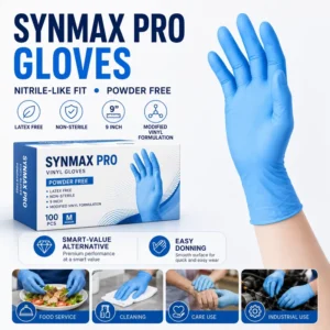Powder Free Latex Free Disposable Vinyl PVC Gloves for Food Service Cleaning and Exam Use