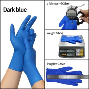 Powder Free Nitrile Gloves Disposable Nitrile Glove and Blue 5 Mil Nitrile Gloves