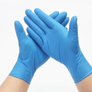 Powder Free Pure Nitrile Gloves 4mil 6mil 8mil Black Blue White Pink China Origin Model NG 05 for Kitchen Tattoo Lab Garden Use
