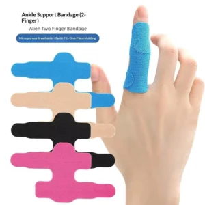 Pre-Slit Elastic Thumb Toe Tape Alien Two Finger Bandage Ankle Support Fixed Support Anti-Friction Sports Kinesiology Tape