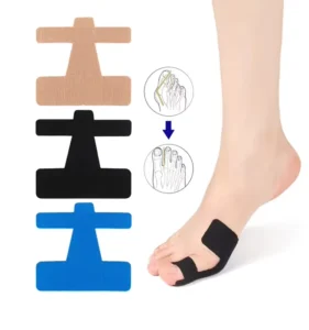 Pre-cut Kinesiology Tape for Bunion Relief Hallux Valgus Corrector Toe Straightener Support Bandage Waterproof Breathable