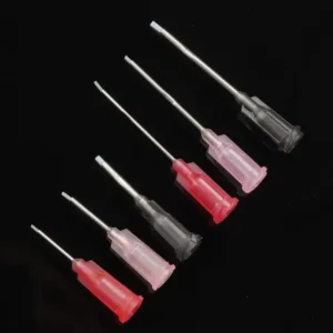 Precision Dispensing Tips Needles Teflon Needle for Adhesive Syringe Cartridge Luer Lock 20g 25g 27g