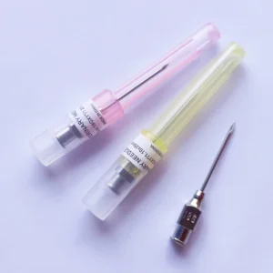 Precision HDN Highly Detectable Needle Brass Hub Hypodermic Veterinary Needle LUER LOCK 14G 27G for Diagnosis & Injection Use
