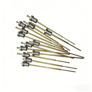 Precision Hot Runner Valve Needles SKH51 Titanium Coated Needle Sleeves for Injection Molds HRC60 62 0.001 0.002mm Fit OEM
