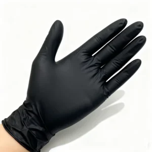 Premium Black Disposable Nitrile Gloves Powder Free Industrial Safety Work Gloves
