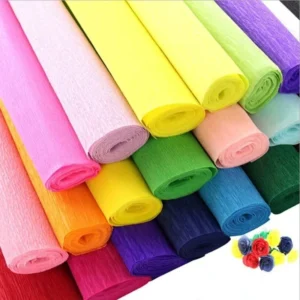 Premium Color Crepe Paper Roll Flower Wrapping Paper