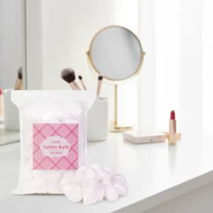Premium Medical Grade 100% Pure Cotton Balls 0.5G 100 Count for Face and Nail Polish Remover CE Certified